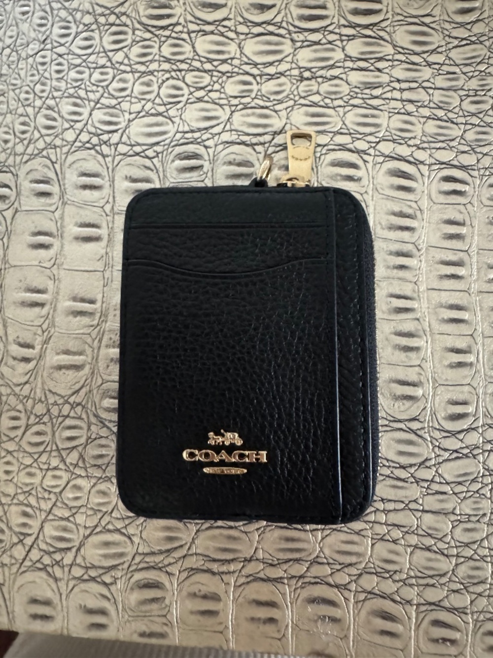 Coach black wallet